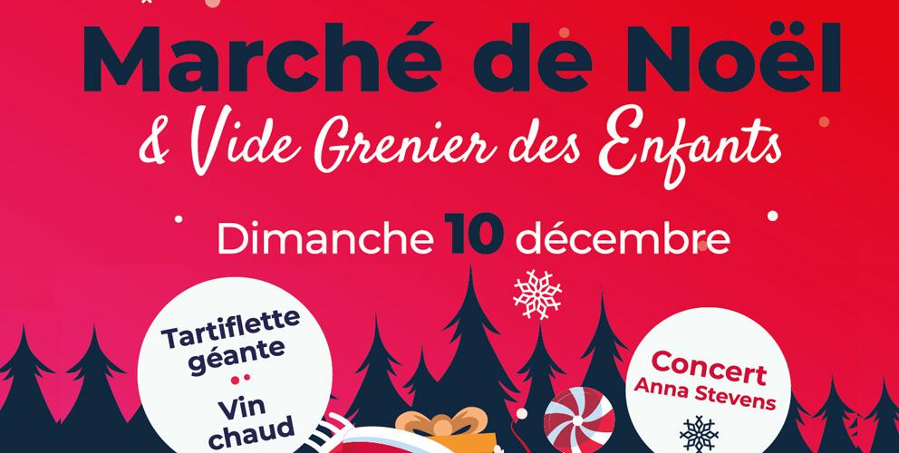 Affiche marché de Noël