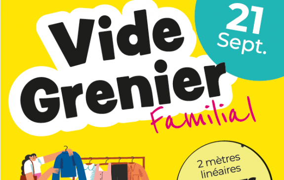 Affiche vide grenier 2025 châteaubourg